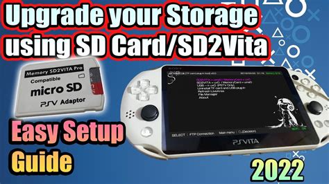 Use MicroSD (Sd2Vita) as PS Vita Memory Card .